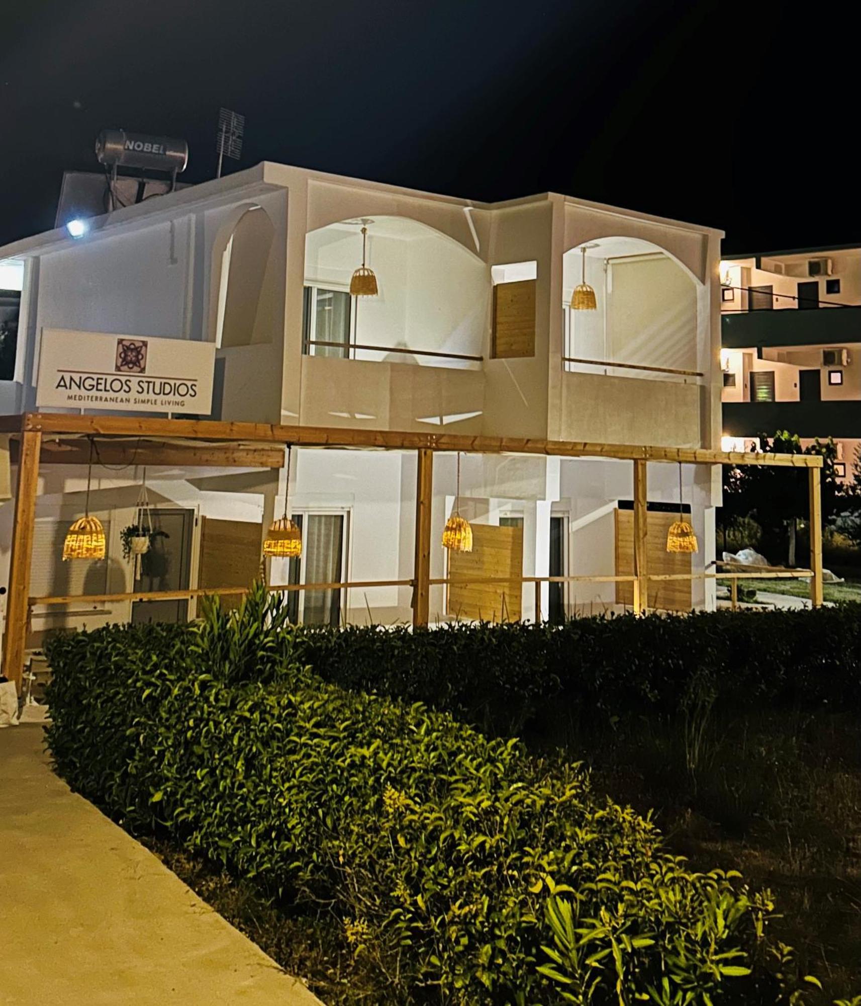 Angelos Studios 1-2 In Faliraki Rhodes-Ground Floor Esterno foto